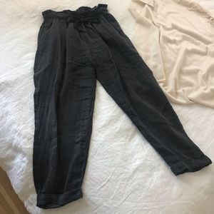 Free People high waisted drawstring pants